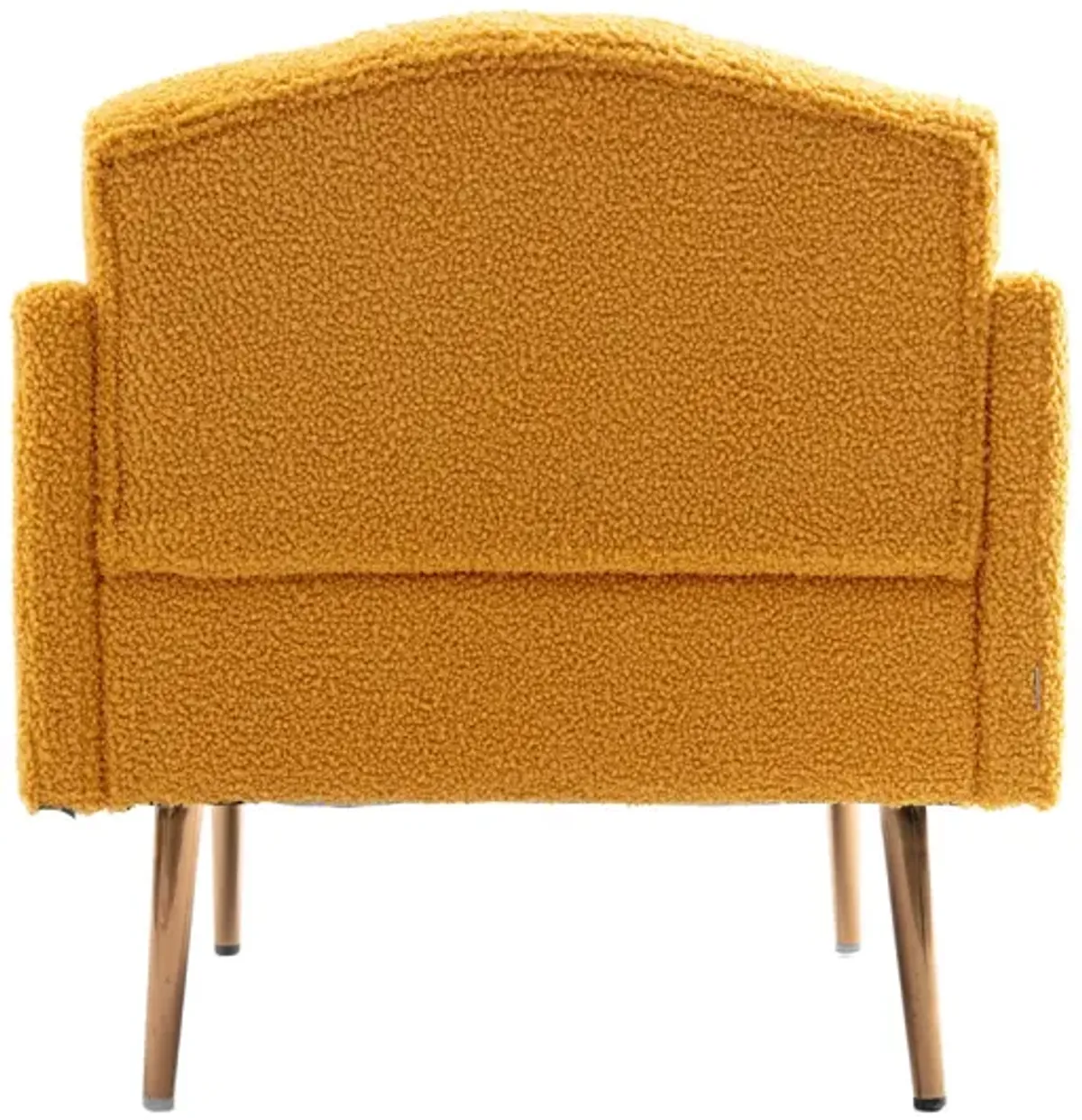 Accent Chair, Leisure Single Sofa With Rose Golden Feet