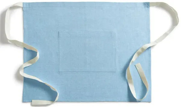 Solino Home 100% Pure Linen Bistro Apron - Kitchen Linen