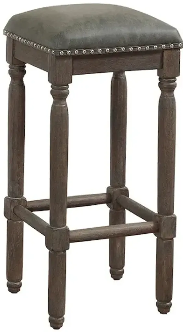 Bronson 30" Backless Stool - Driftwood