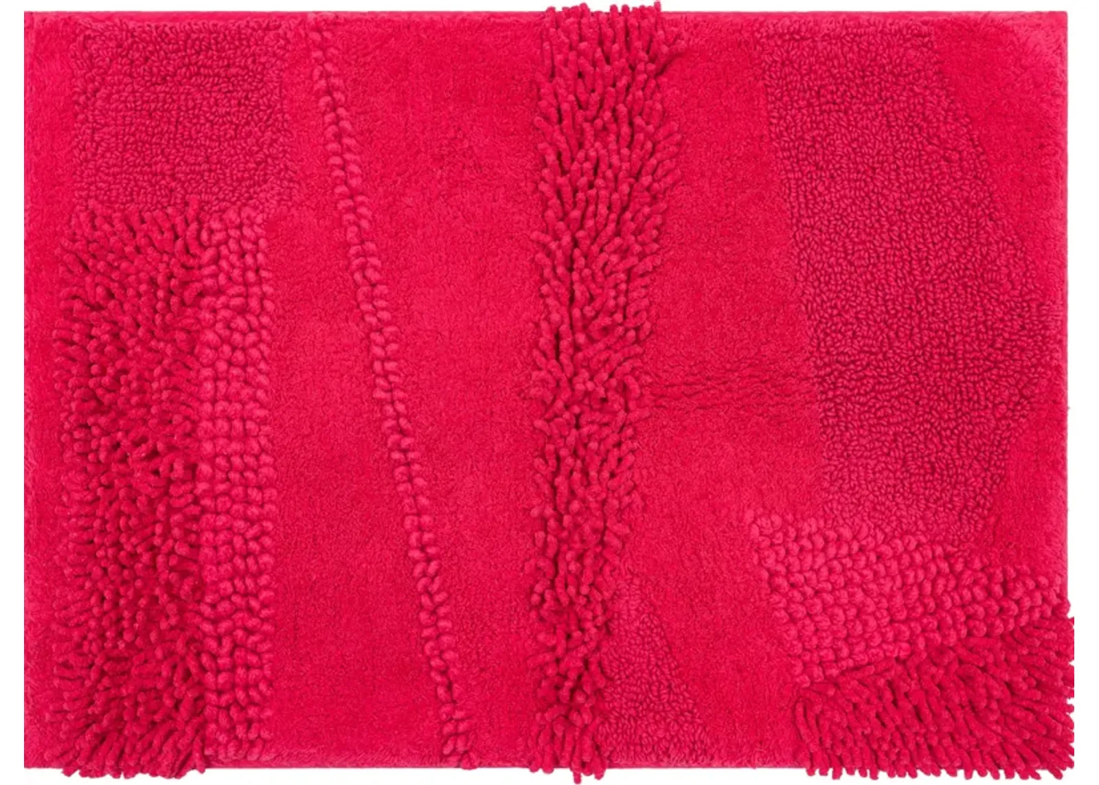 Composition Fiesta Fuschia 1' 9" x 2' 10" Bath Mat