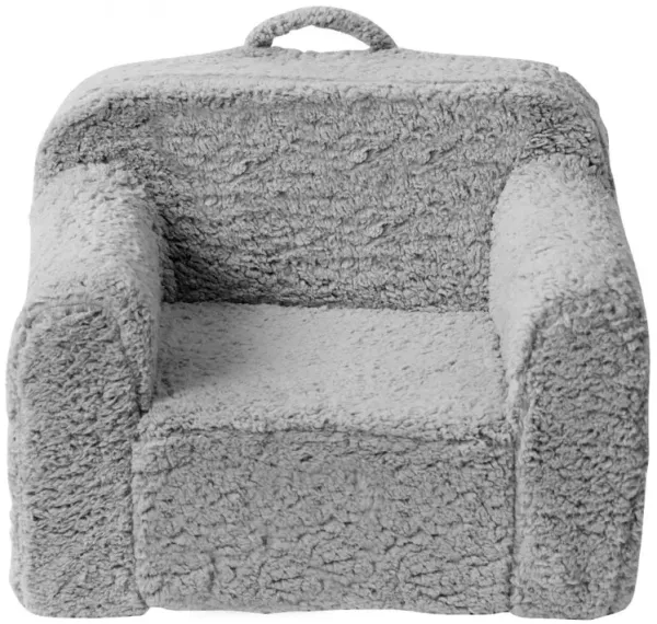 Kids Armchair with Sherpa Fabric and 25D Sponge for Bedroom or Playroom Seating