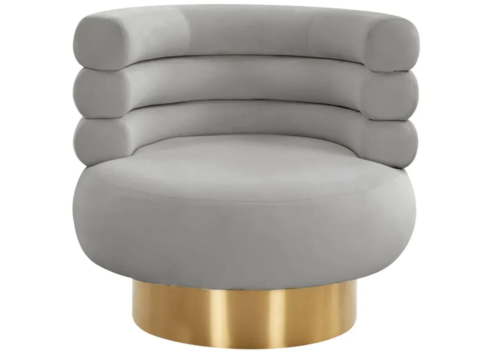 Naomi Velvet Swivel Chair