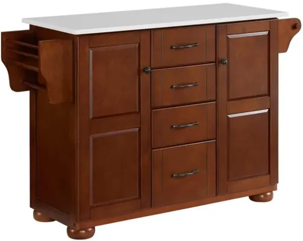 Crosley Furniture Eleanor Stone Top Kitchen Island