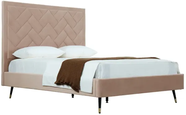 Crosby Tan Queen Bed