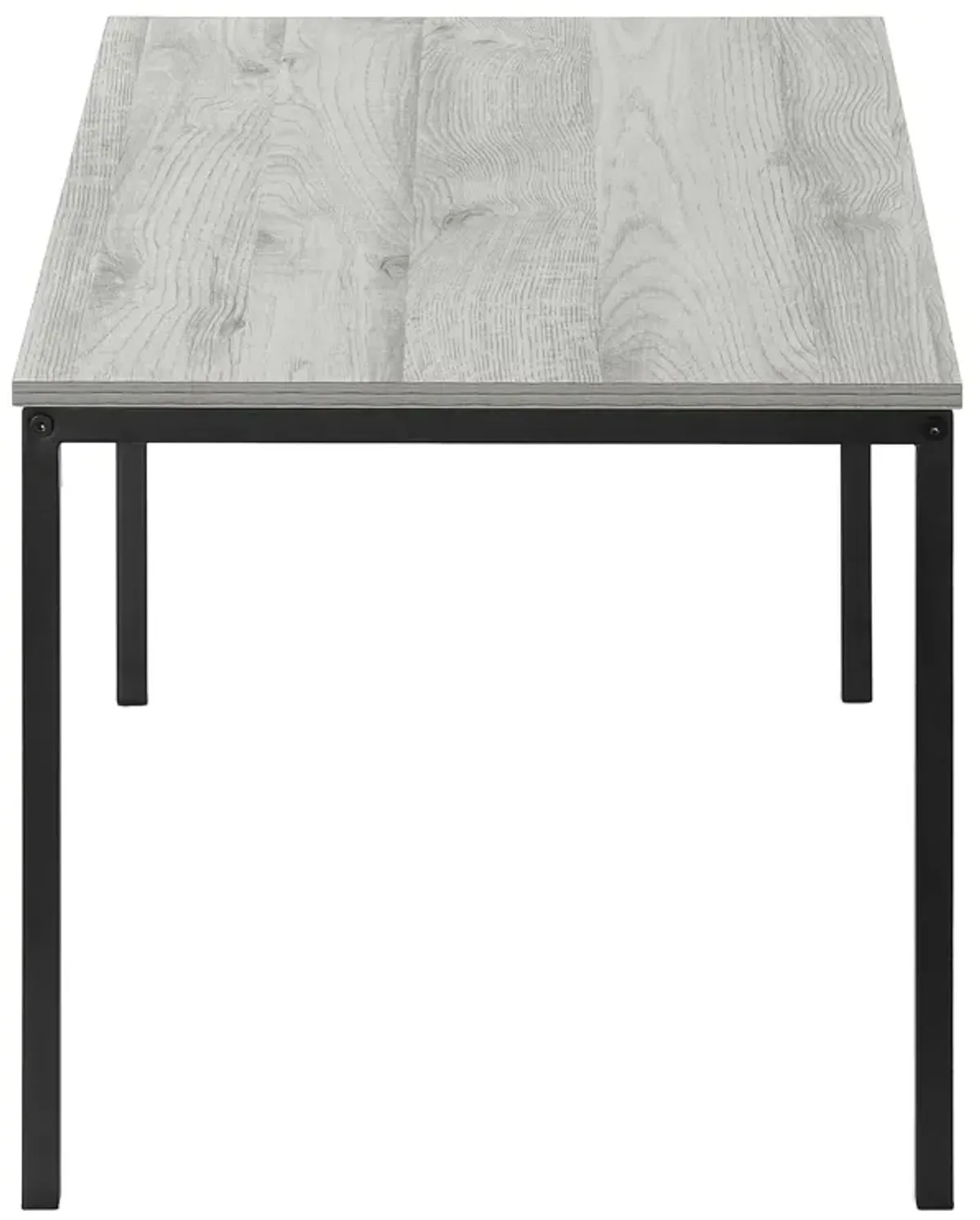 Monarch Specialties I 3796 Coffee Table, Accent, Cocktail, Rectangular, Living Room, 40"L, Metal, Laminate, Grey, Black, Contemporary, Modern