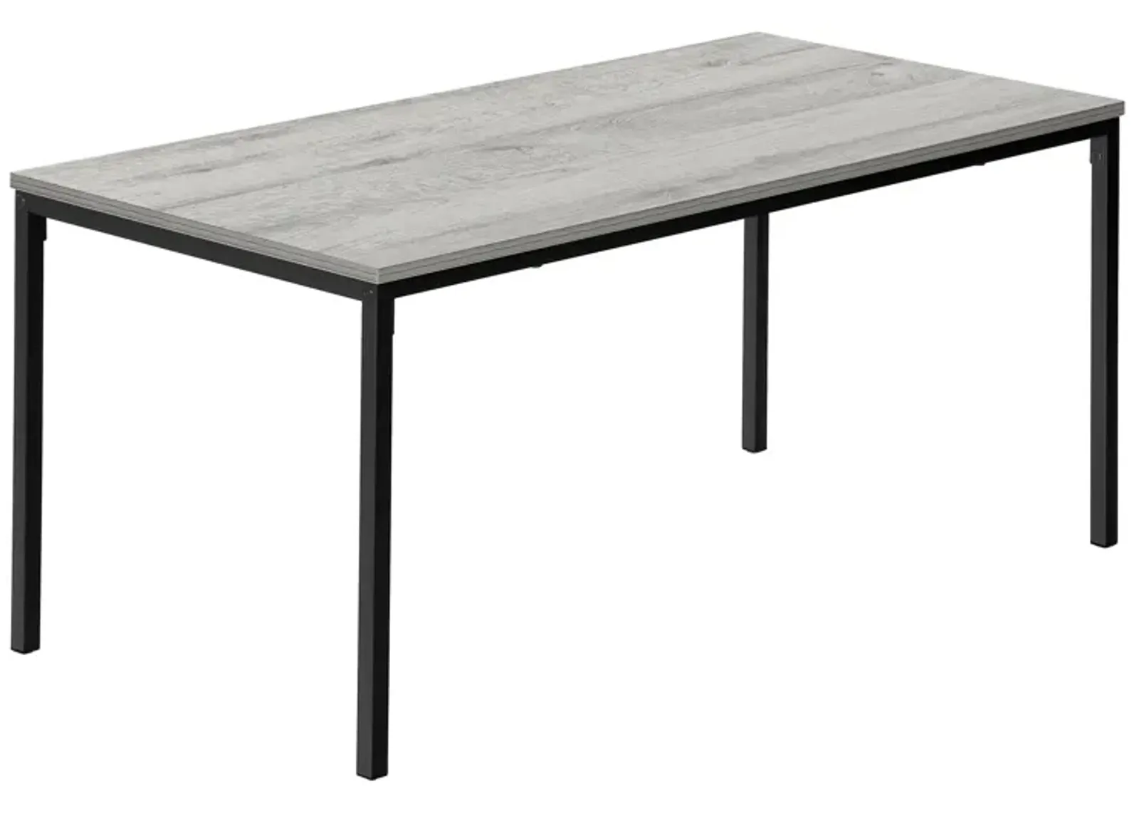 Monarch Specialties I 3796 Coffee Table, Accent, Cocktail, Rectangular, Living Room, 40"L, Metal, Laminate, Grey, Black, Contemporary, Modern