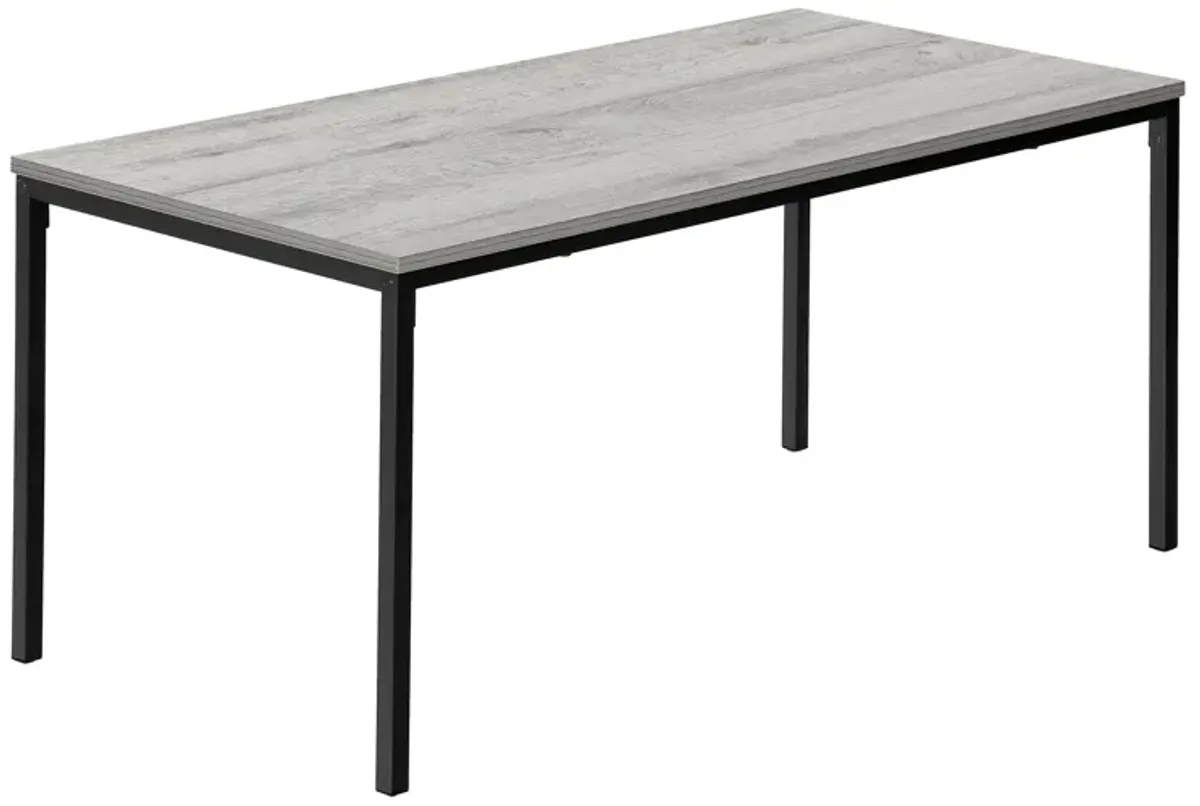 Monarch Specialties I 3796 Coffee Table, Accent, Cocktail, Rectangular, Living Room, 40"L, Metal, Laminate, Grey, Black, Contemporary, Modern