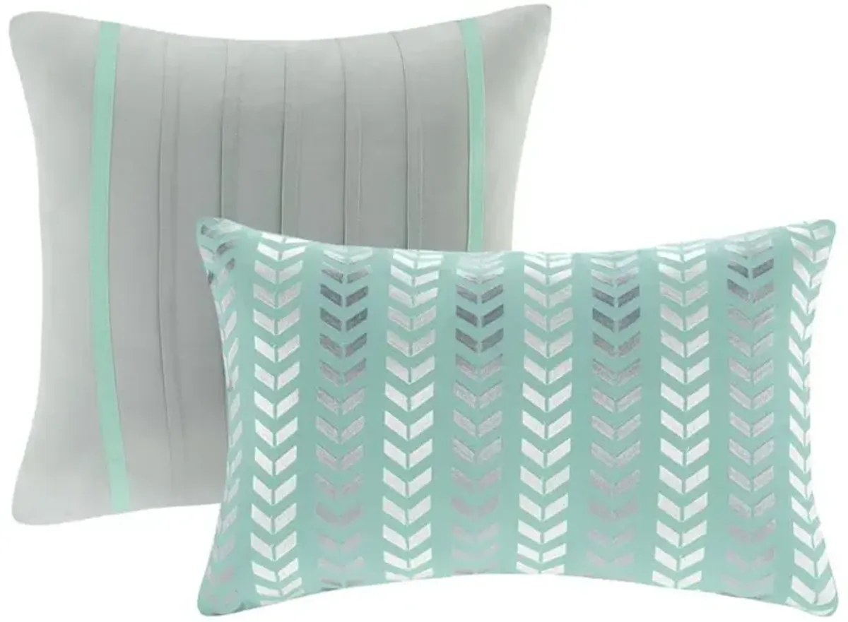 Belen Kox Chevron Print Comforter Set, Belen Kox