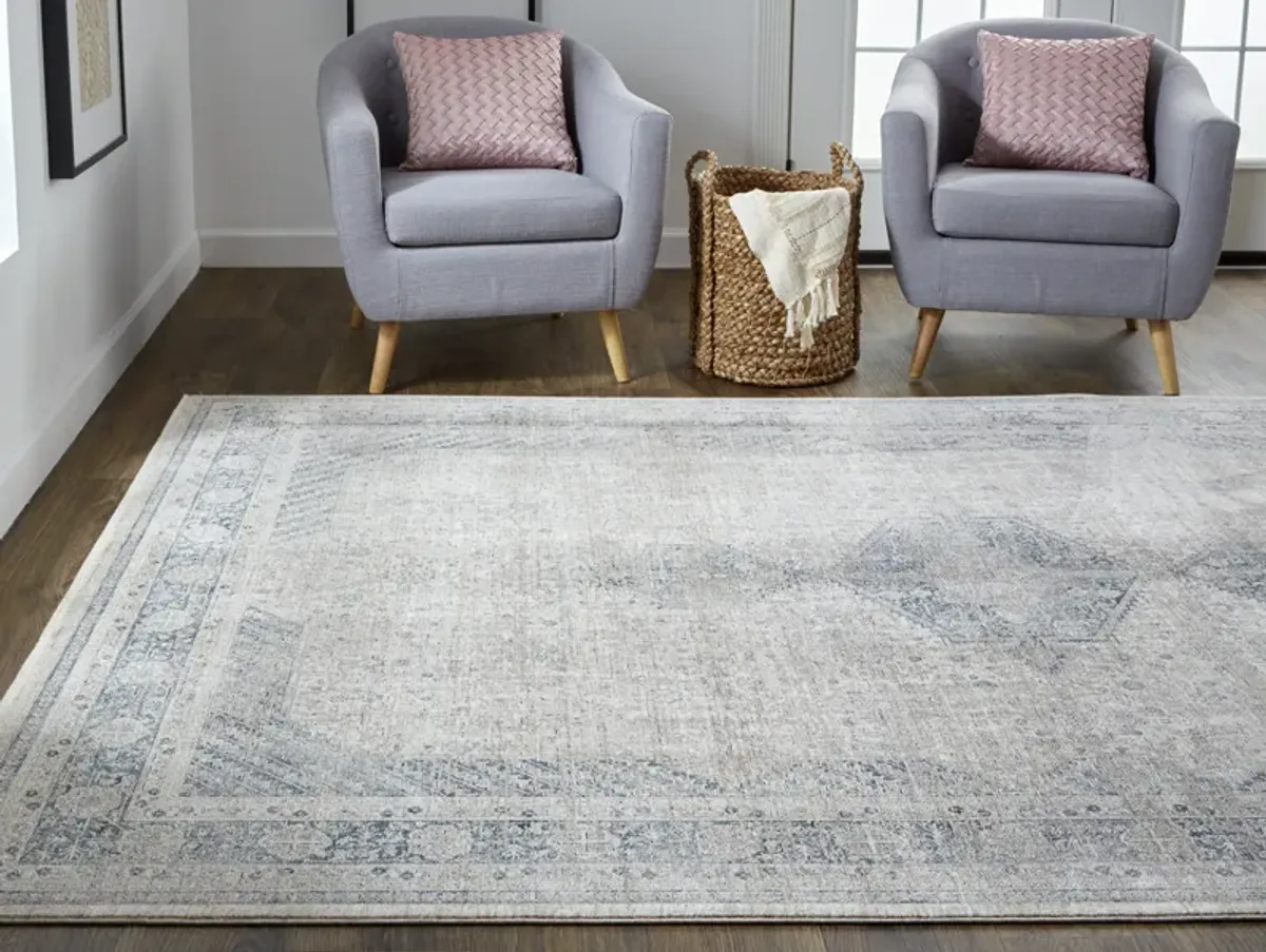 Marquette 3775F Taupe/Gray/Blue 9'6" x 12'7" Rug