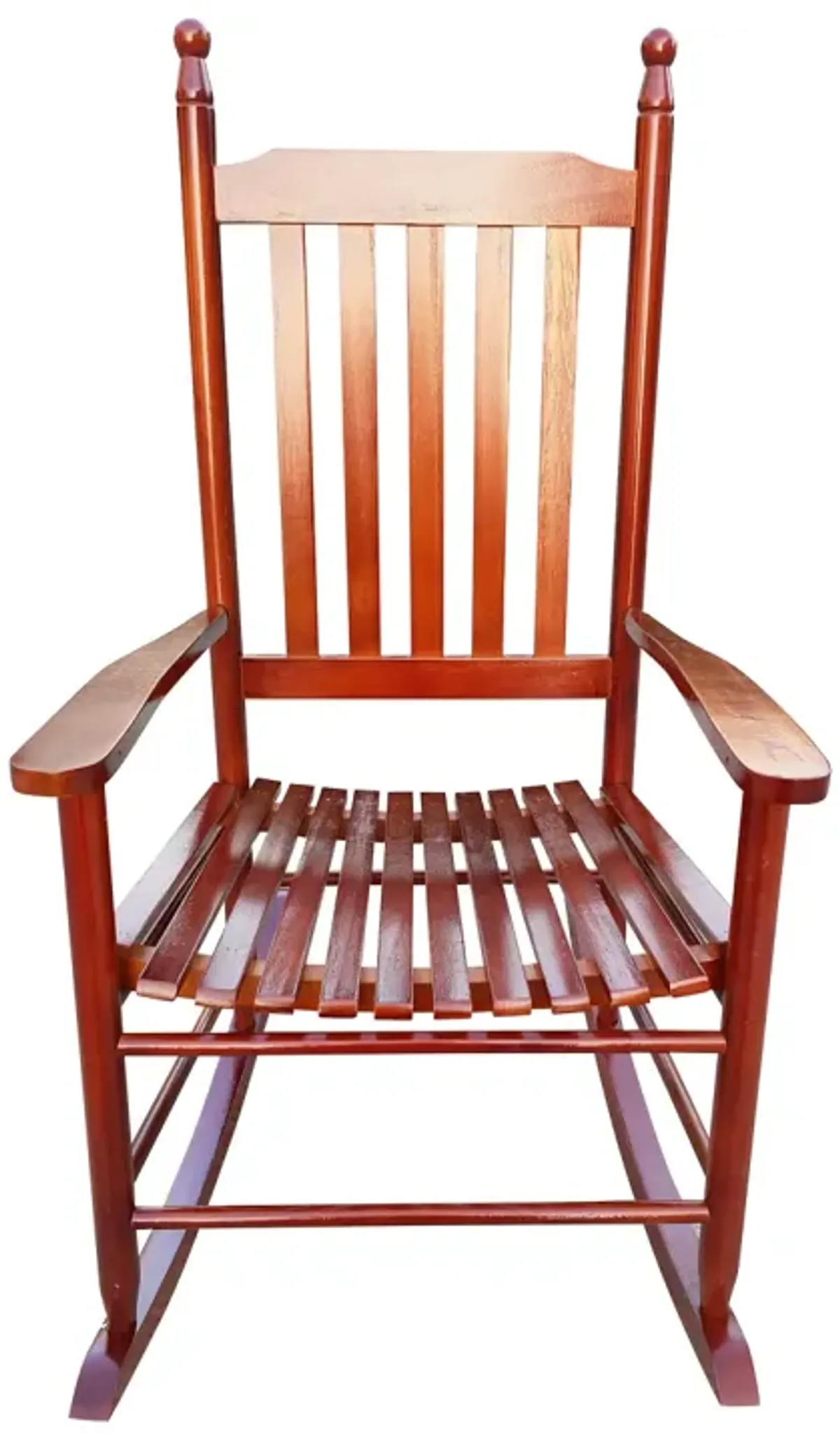 Wooden Porch Rocker Chair Brown