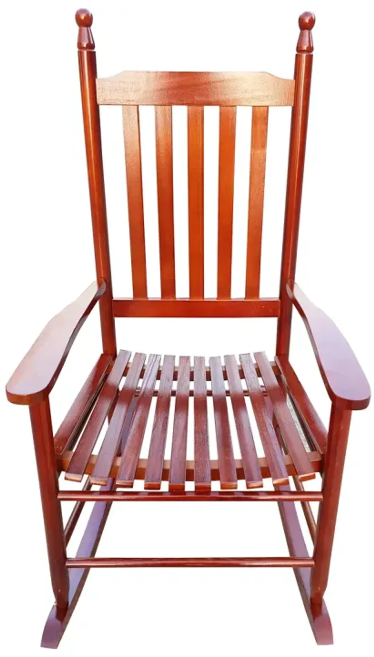 Wooden Porch Rocker Chair Brown