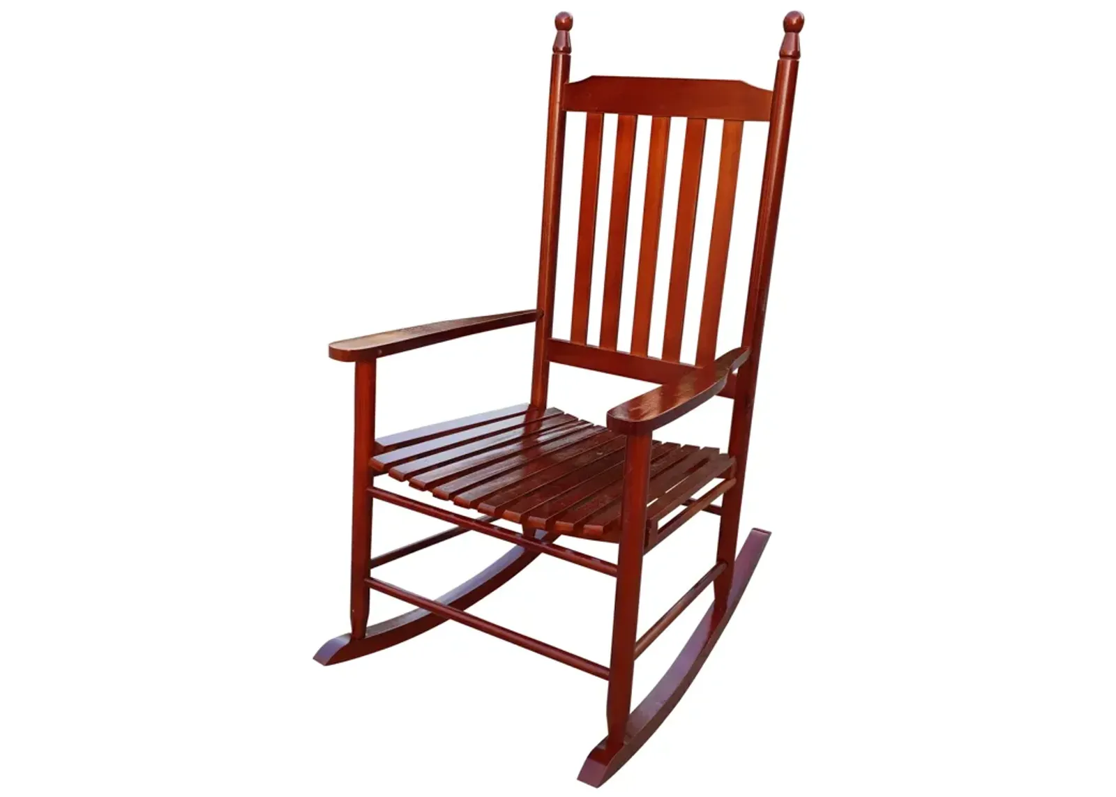 Wooden Porch Rocker Chair Brown