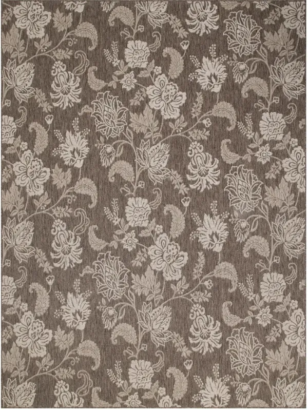 Garden Oasis GOA03 Mocha 8' x 10' Rug