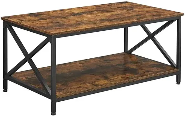 Hivvago X-Shape Coffee Table