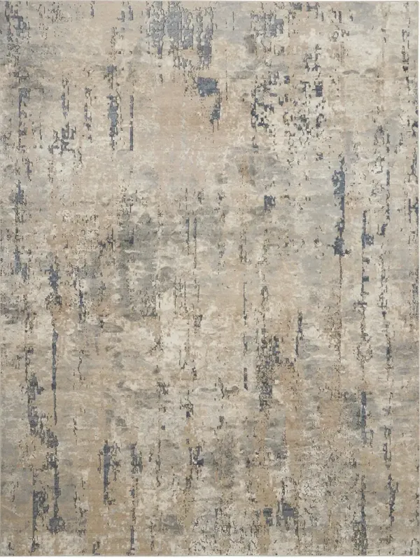 Quarry QUA01 Beige/Gray 8'10" x 11'10" Rug