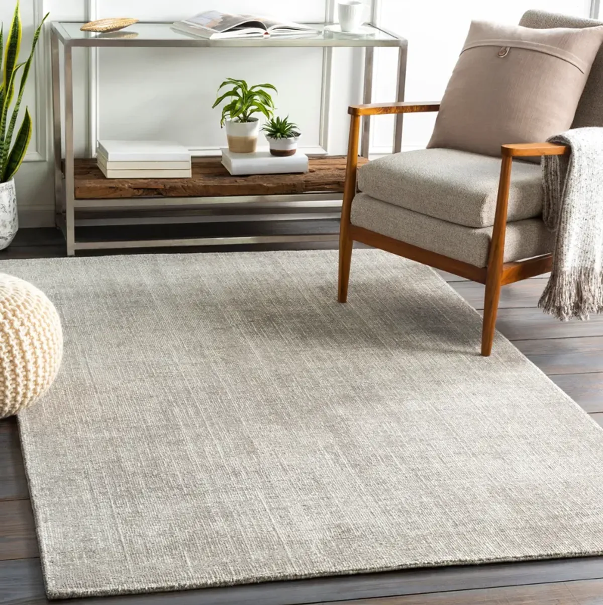 Messina MSN-2302 12' x 15' Gray Rug