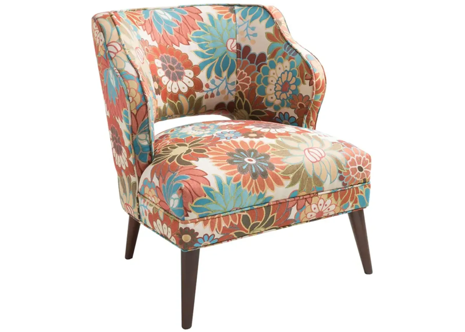 Open Back Accent Chair