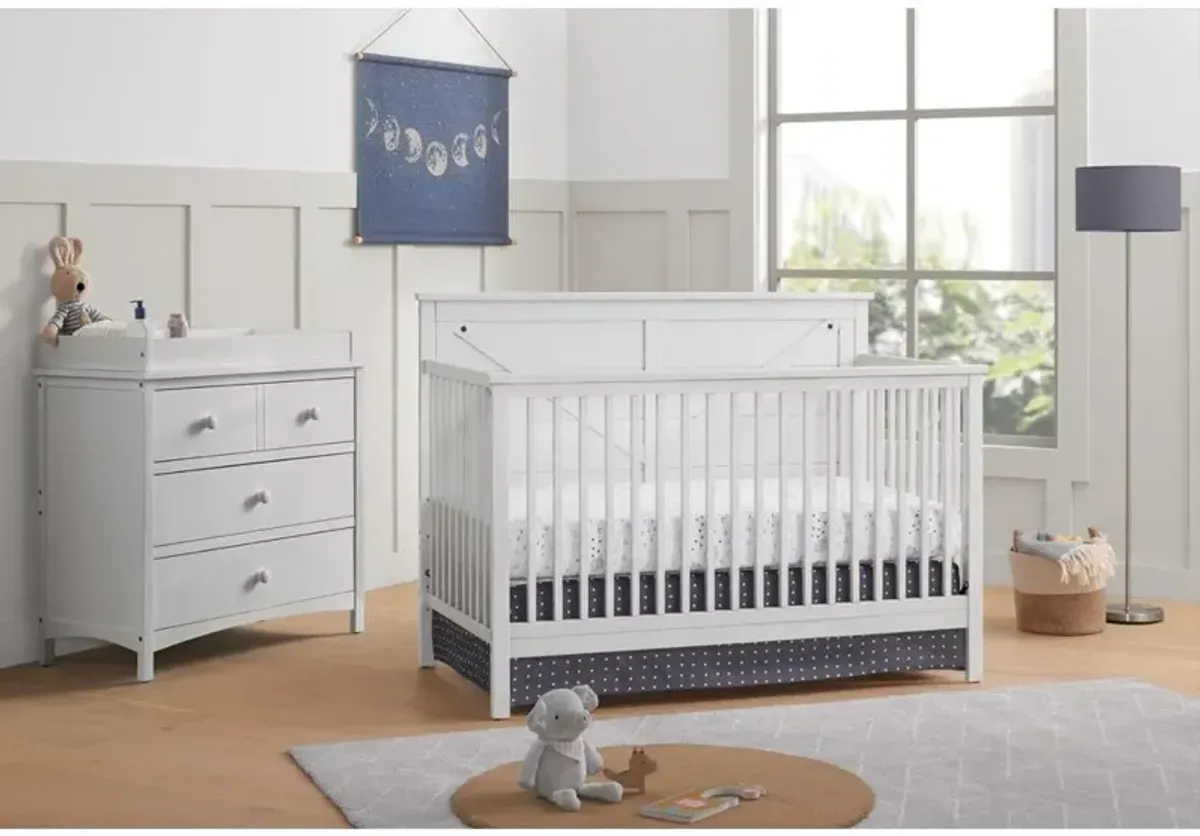 Oxford Baby Montauk 3 Dr Dresser Rta Barn White