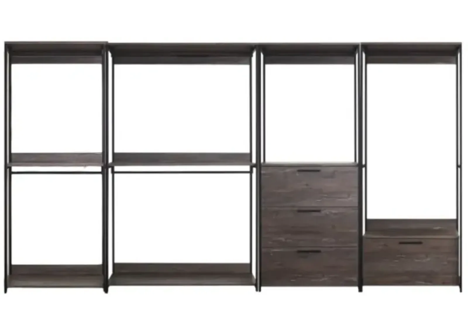 FC Design Klair Living Wood Walk-in Closet System