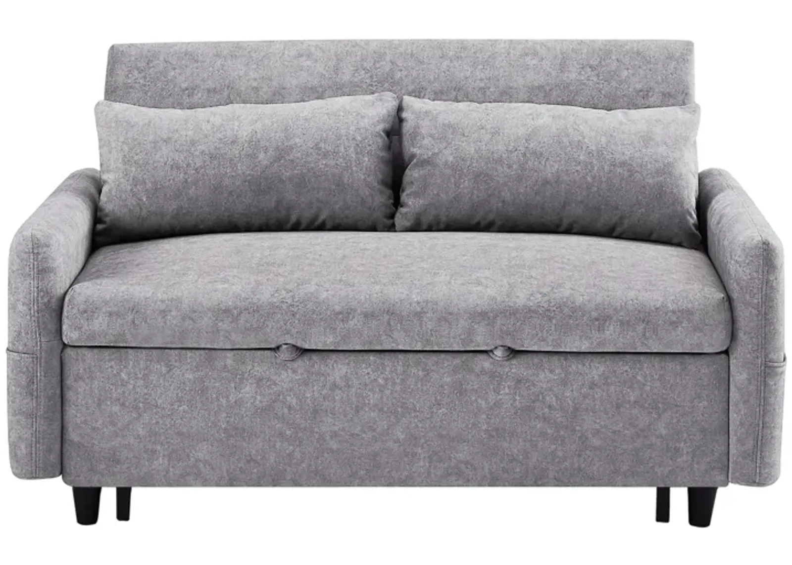 Merax Sleep Sofa Bed Loveseats Sofa Couch with Adjsutable Backrest