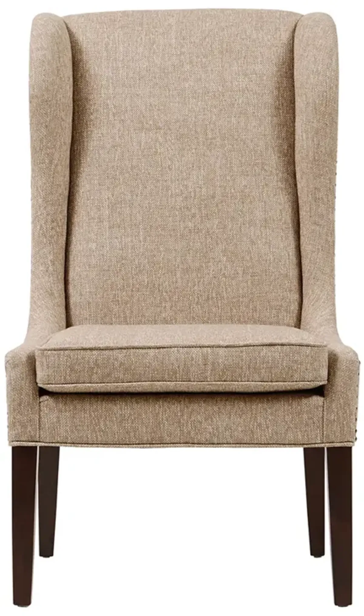 Gracie Mills Nataly Traditional Upholstered High Wing back Dining Chair