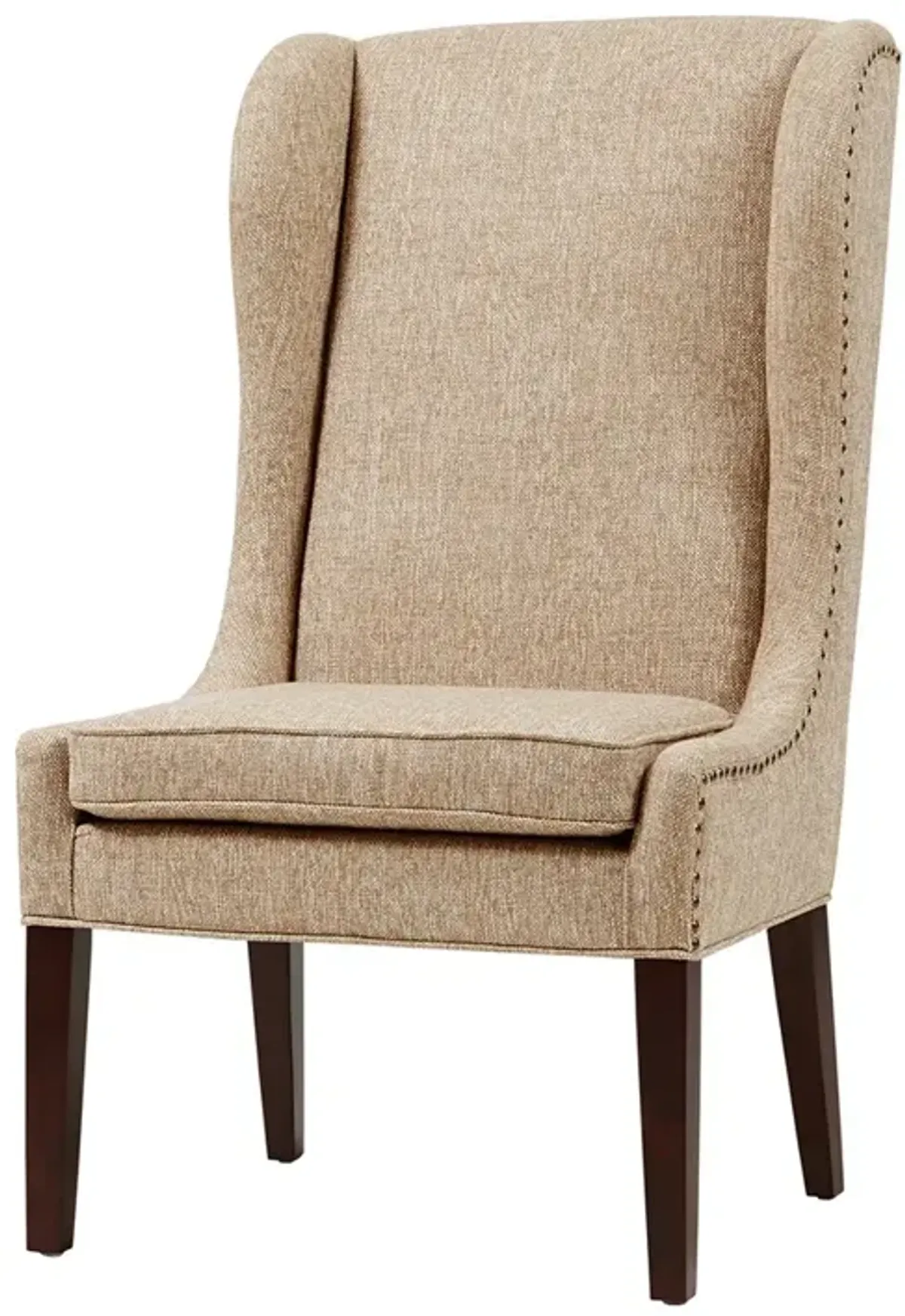 Gracie Mills Nataly Traditional Upholstered High Wing back Dining Chair