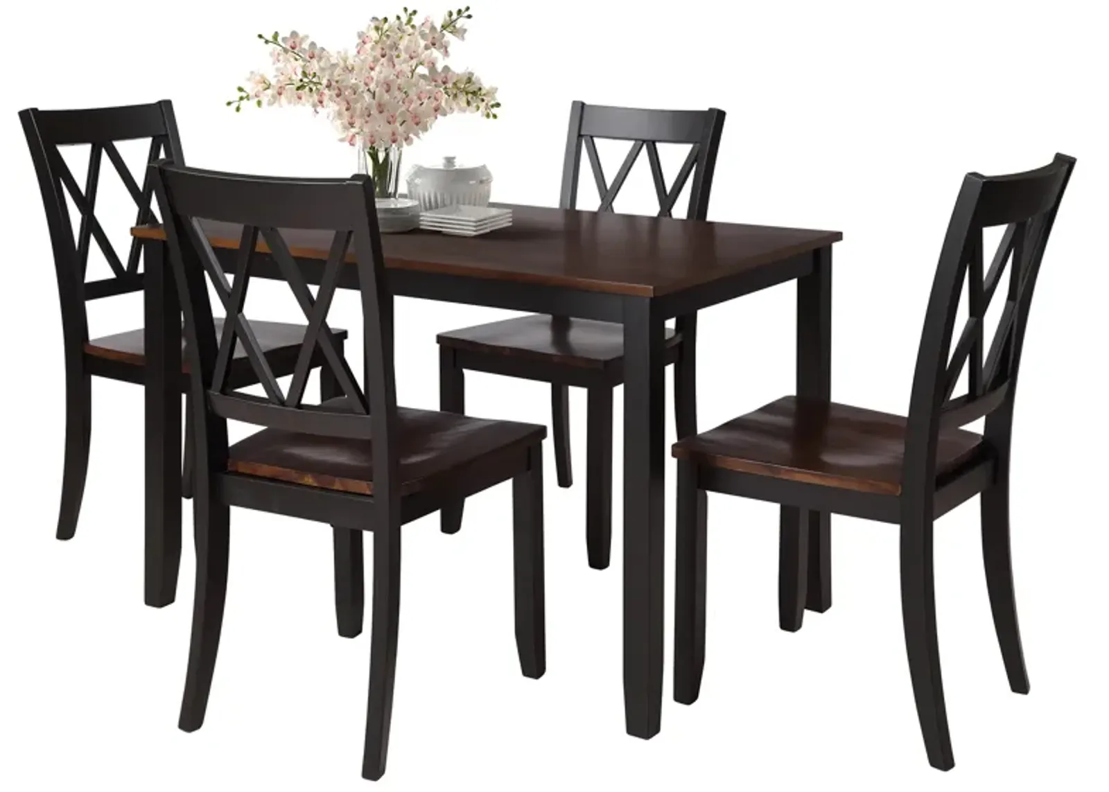 Merax Home Kitchen Dining Table Set with Chairs