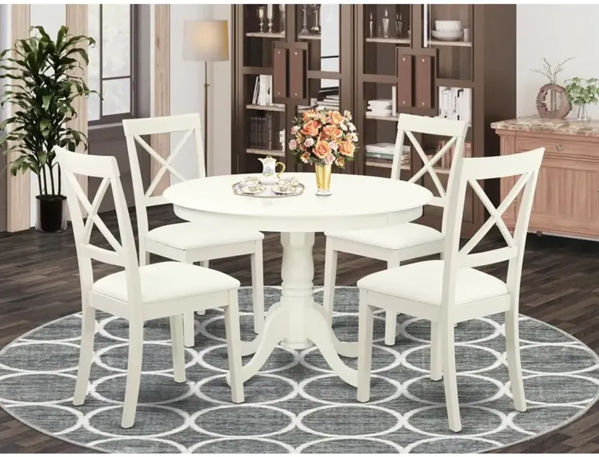 Dining Room Set Linen White