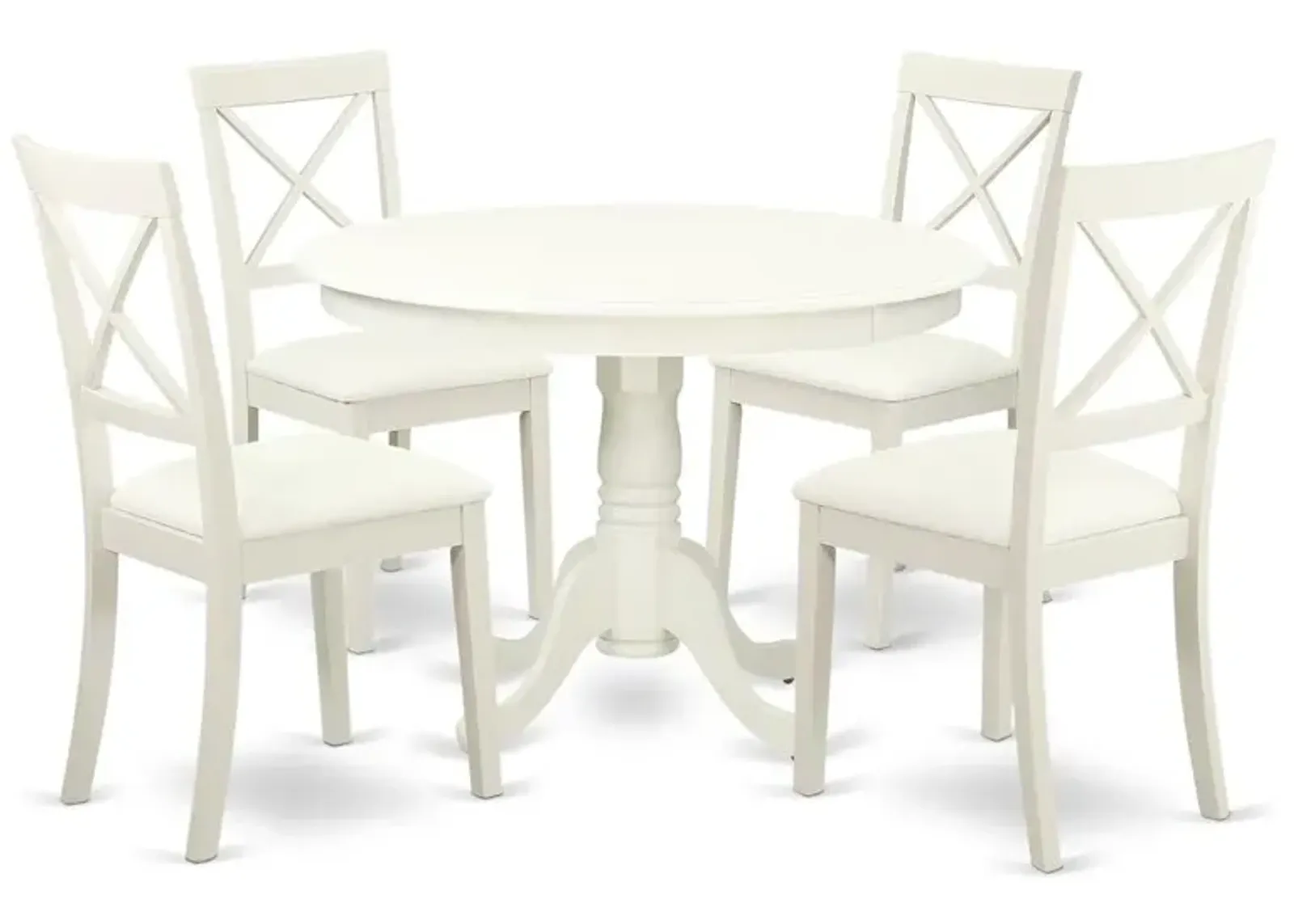 Dining Room Set Linen White