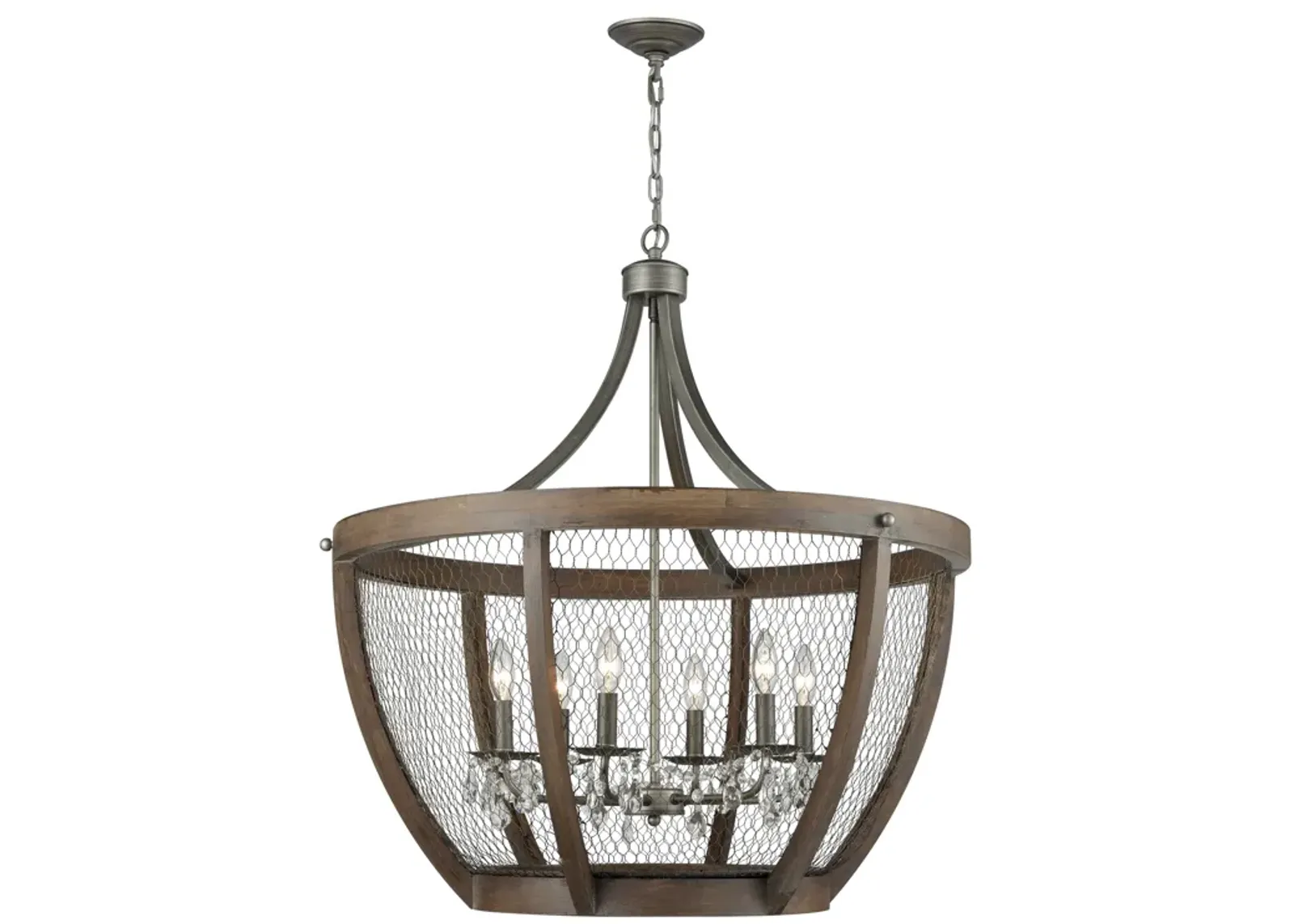 Renaissance Invention 30'' Wide 6-Light Pendant