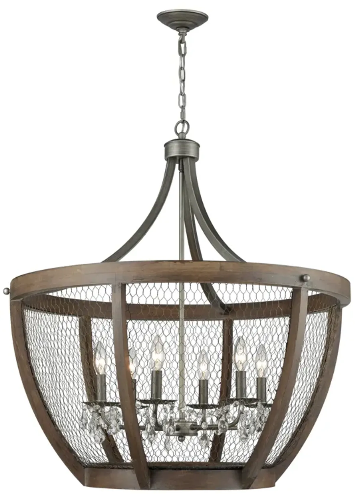 Renaissance Invention 30'' Wide 6-Light Pendant