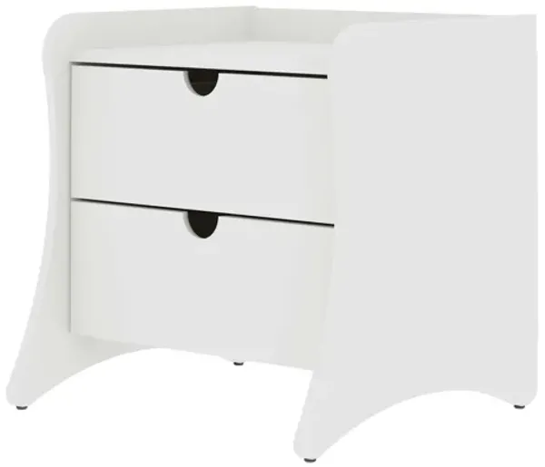 Coney White Nightstands (Set of 2)