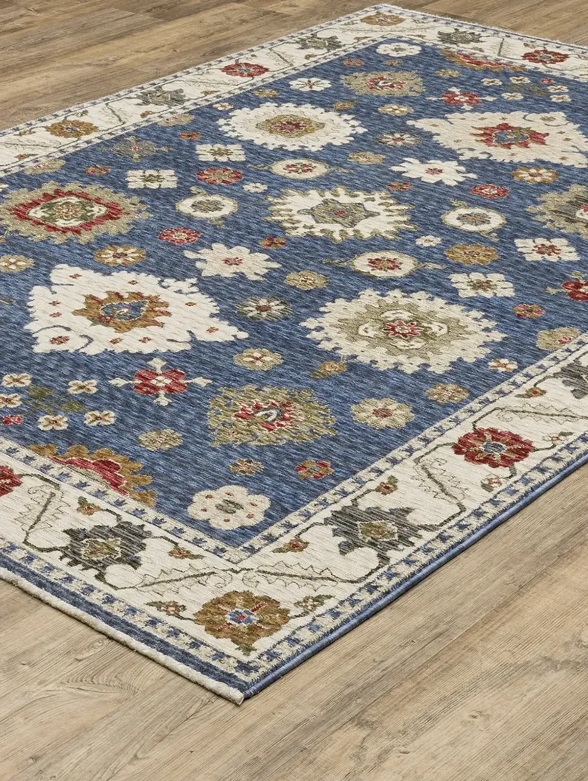 Hastings 2'3" x 7'6" Blue Rug