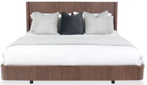 Nomad King Bed in Walnut