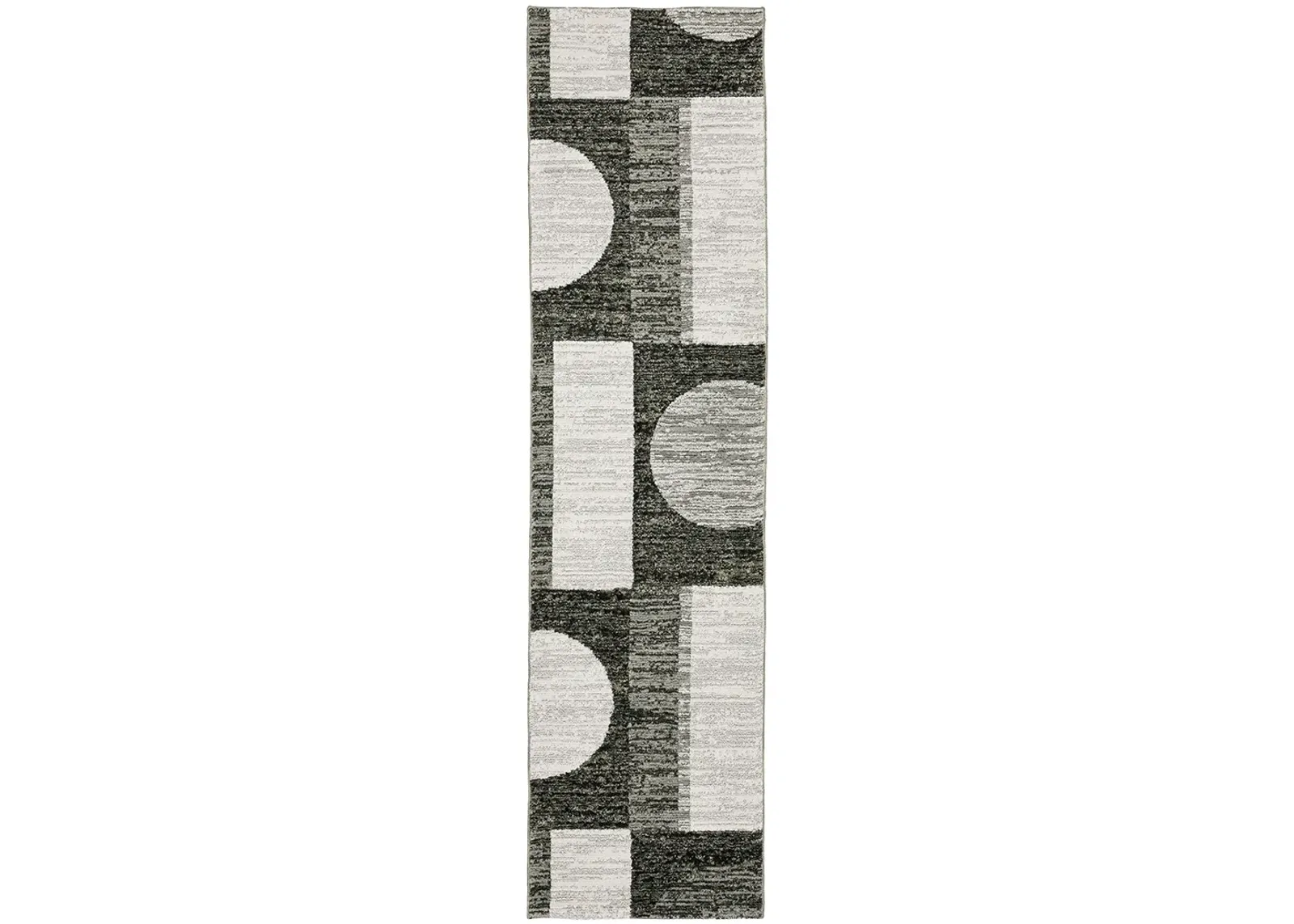 Strada 2'3" x 8' Charcoal Rug