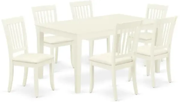 Dining Room Set Linen White
