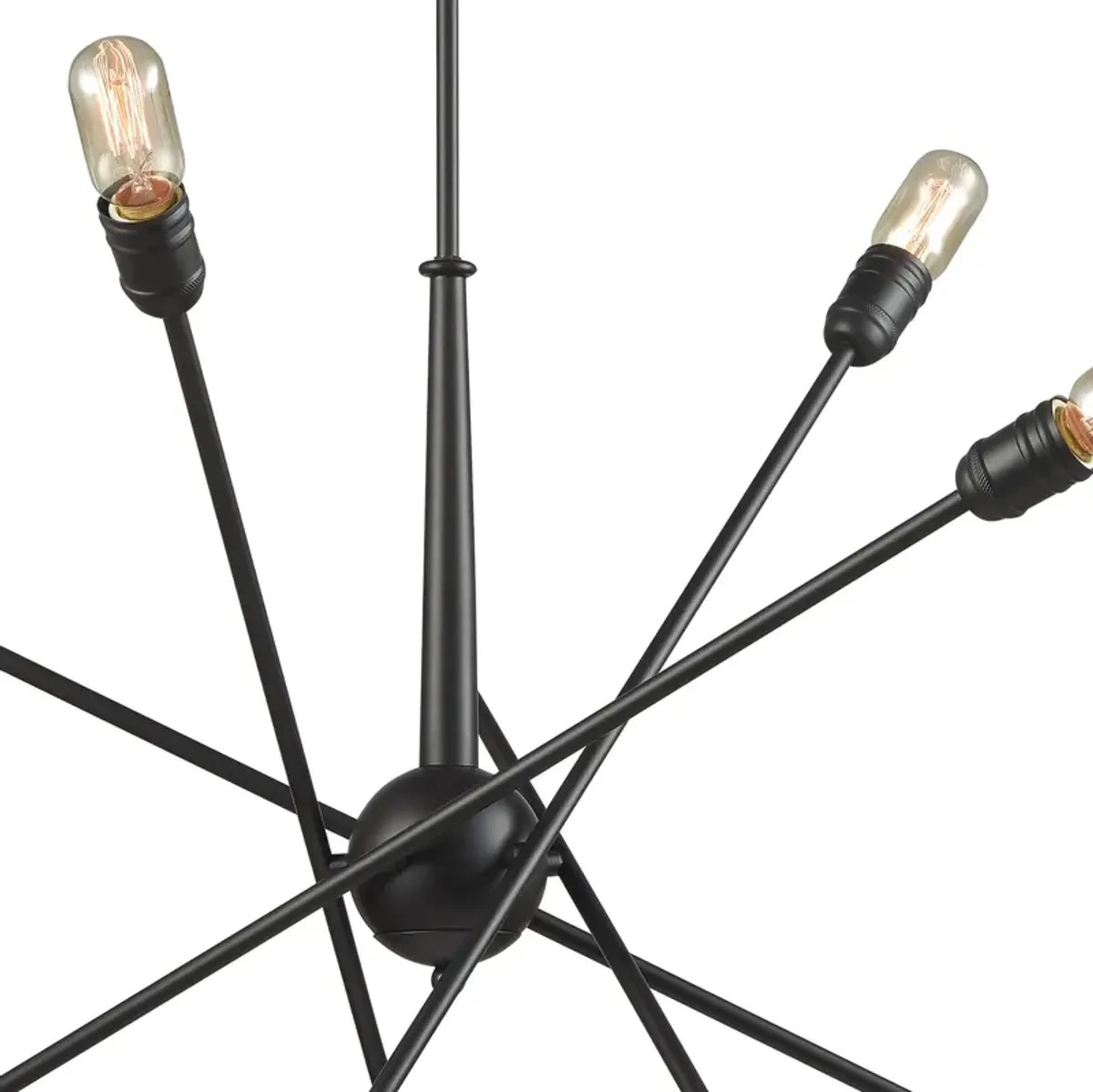 Delphine 33'' Wide 10-Light Chandelier in Oil Rubbed Bronze