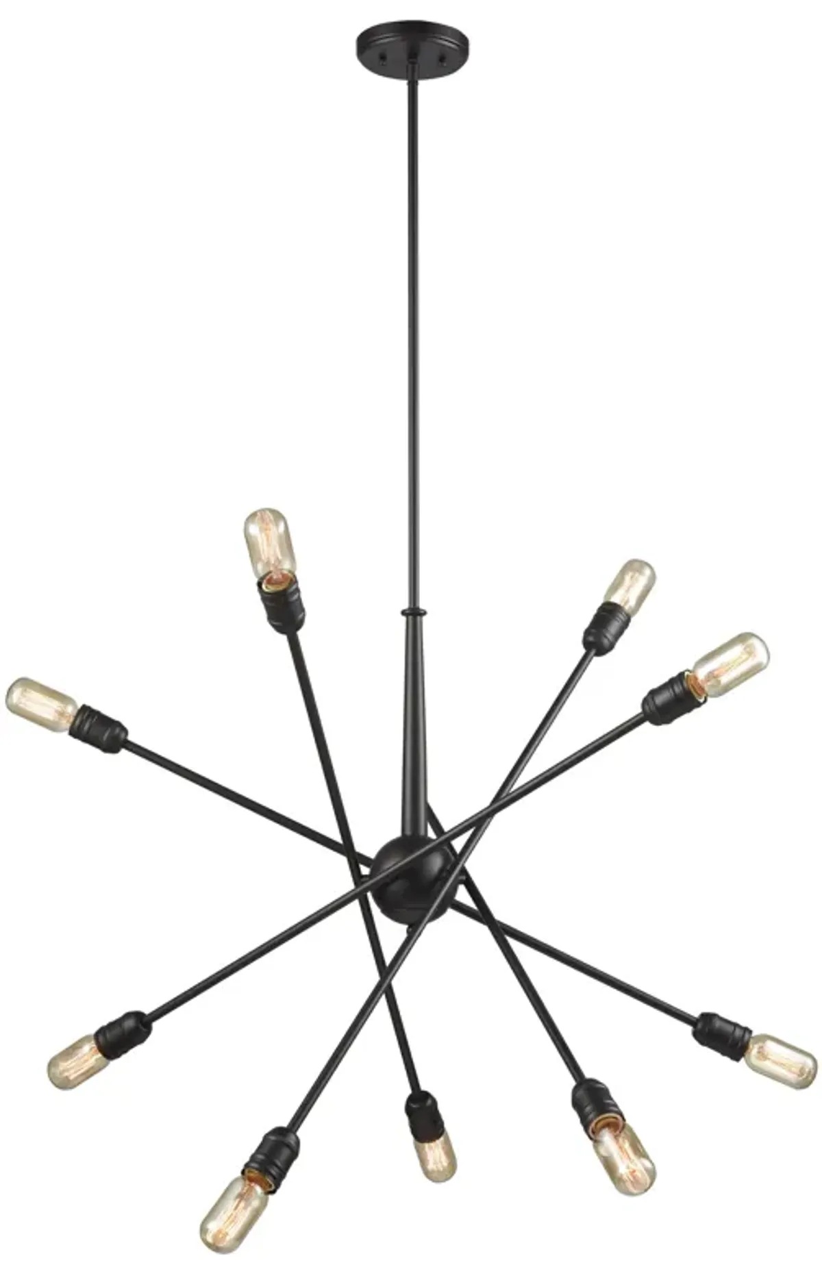 Delphine 33'' Wide 10-Light Chandelier in Oil Rubbed Bronze