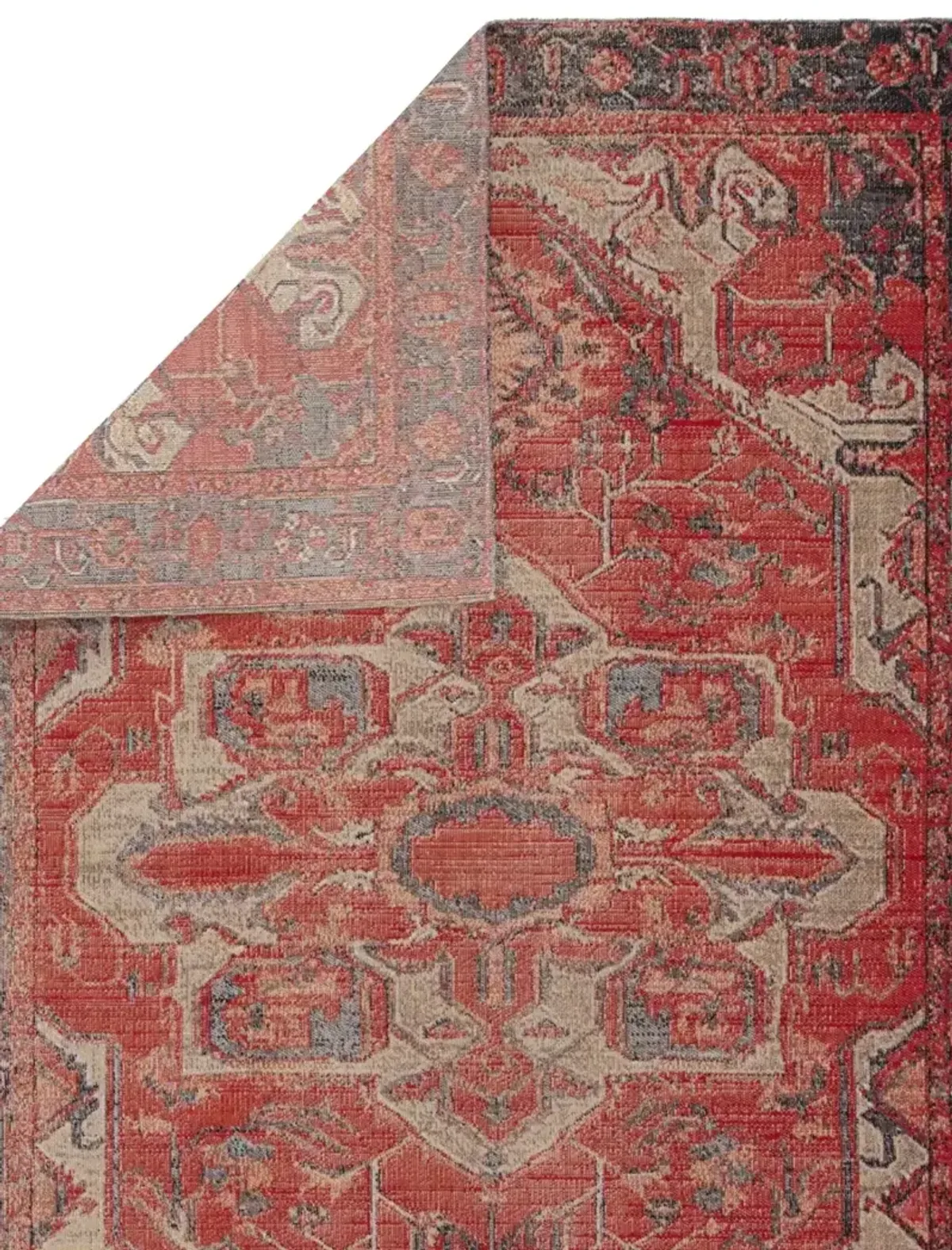 Polaris Leighton Red 2' x 3' Rug