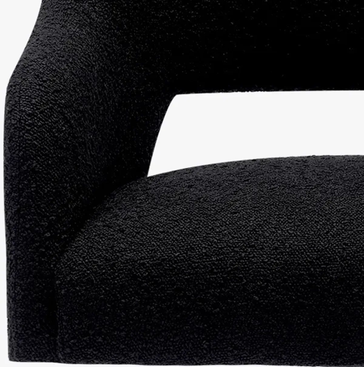 WestinTrends Genevieve Mid-Century Modern Wide Boucle Swivel Accent Arm Chair