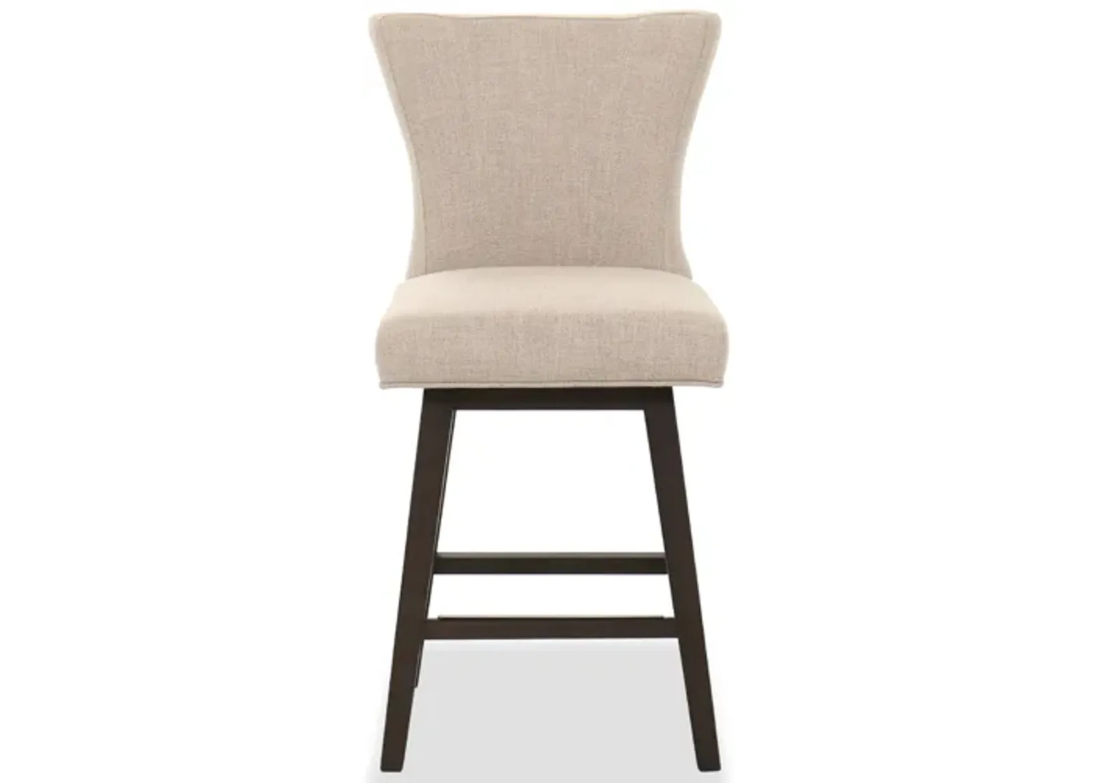 Effie Flax Swivel Barstool