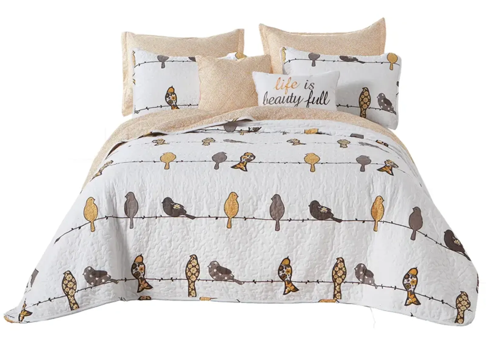 Rowley Birds Quilt 7Pc Set