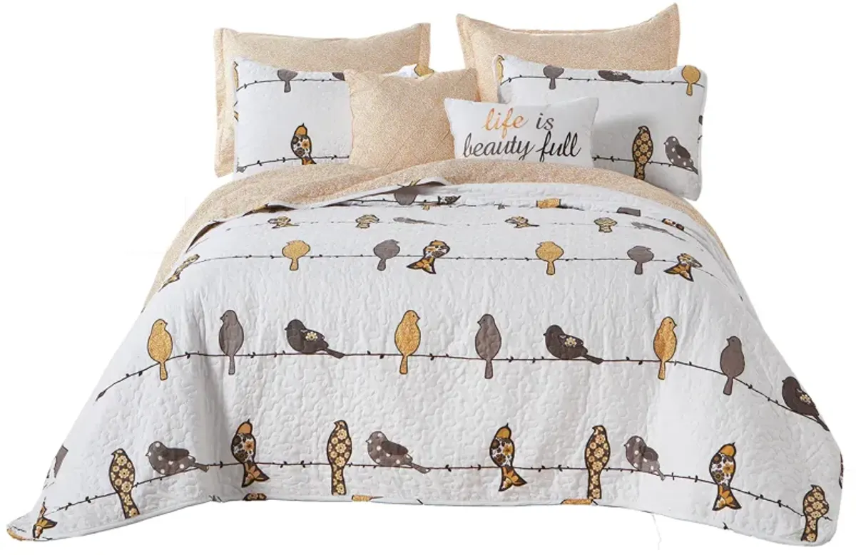 Rowley Birds Quilt 7Pc Set