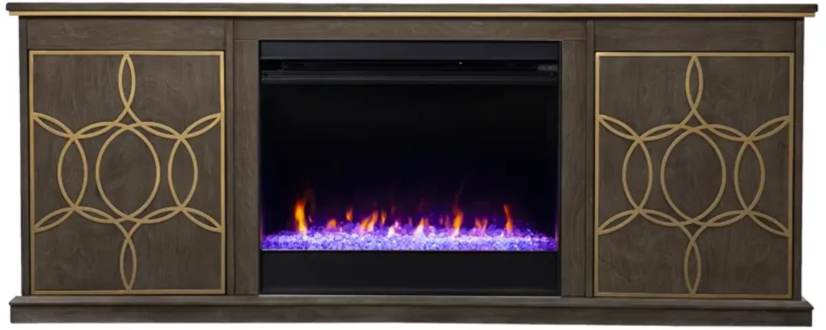 Purley Color Changing Fireplace Console