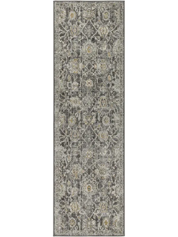 Oushak Home OUS01 Charcoal 2' x 4' Rug