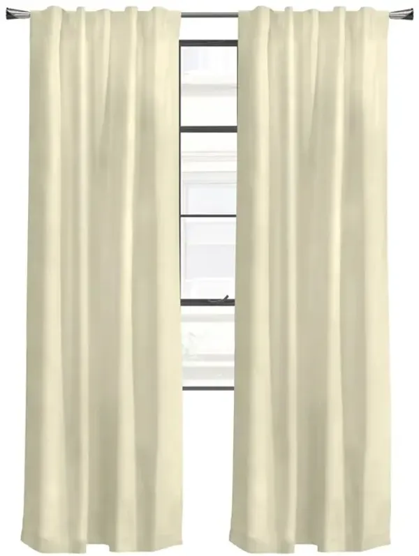Thermalogic Weathermate Topsions Room Darkening Provides Daytime and Nighttime Privacy Curtain Panel Pair Each 40" x 84" Natural