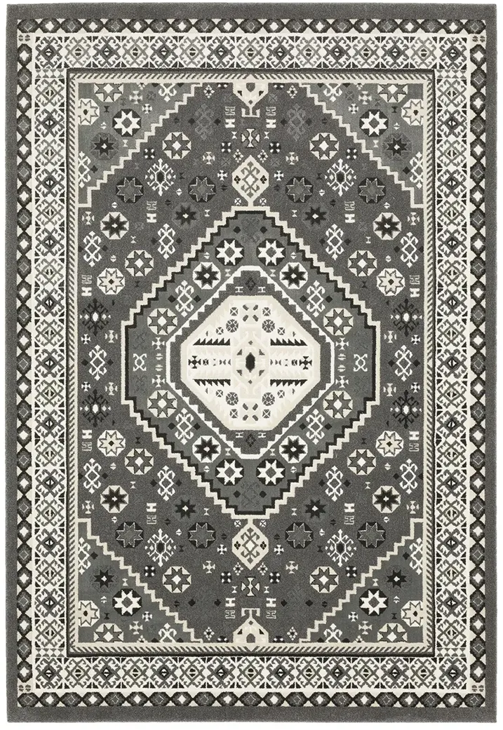 Raylan 9'10" x 12'10" Grey Rug