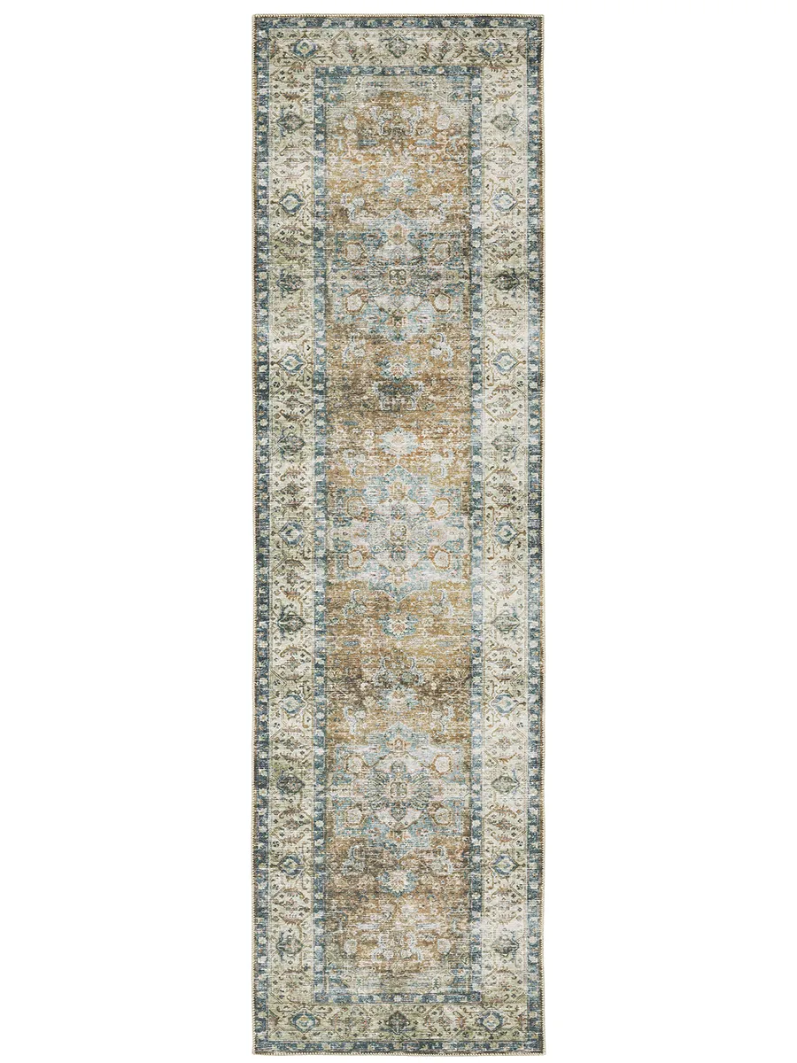 Charleston 2' x 8' Blue Rug