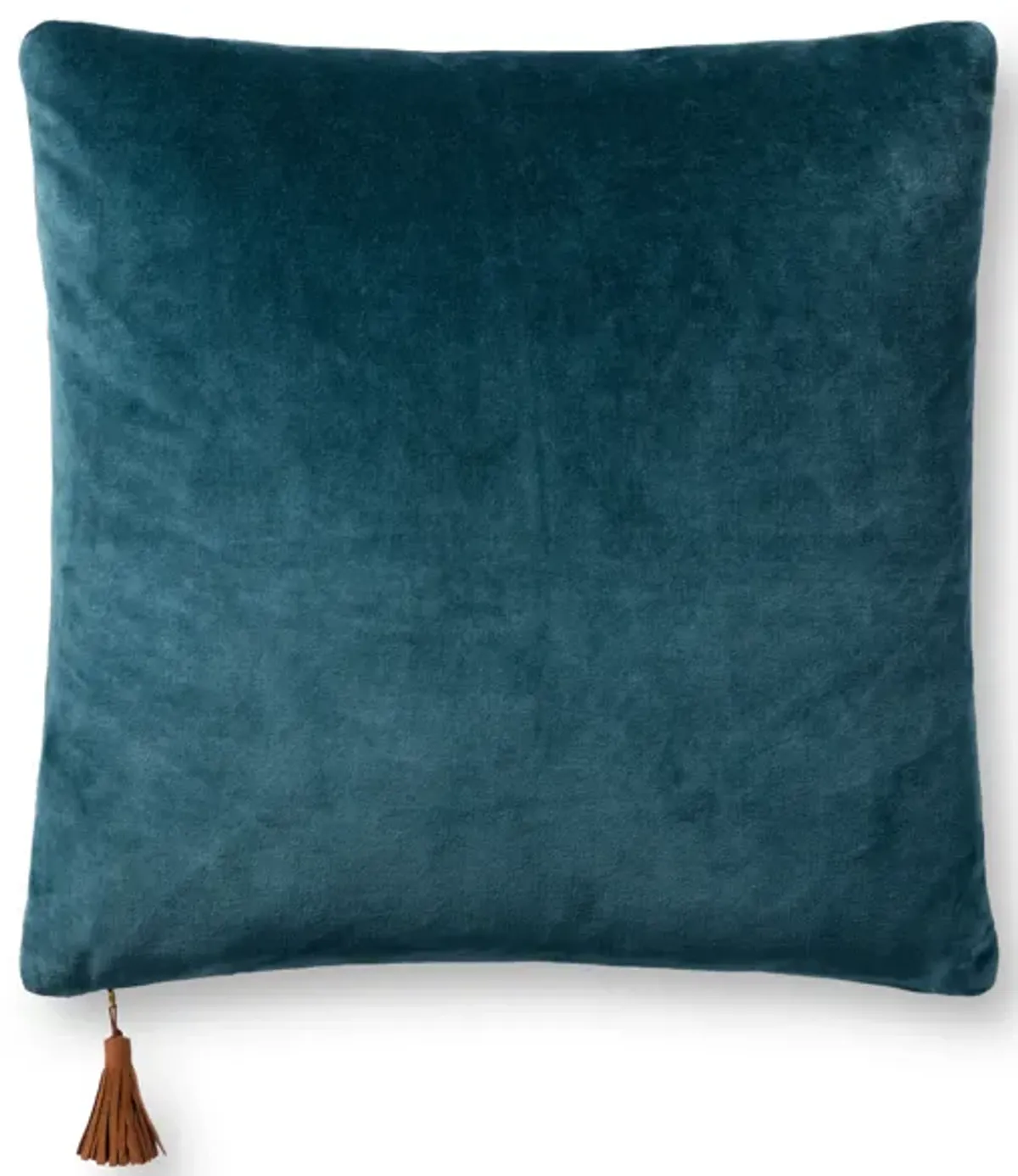 P1153 Navy/Coffee 18"x18" Polyester Pillow by Magnolia Home by Joanna Gaines x Loloi.