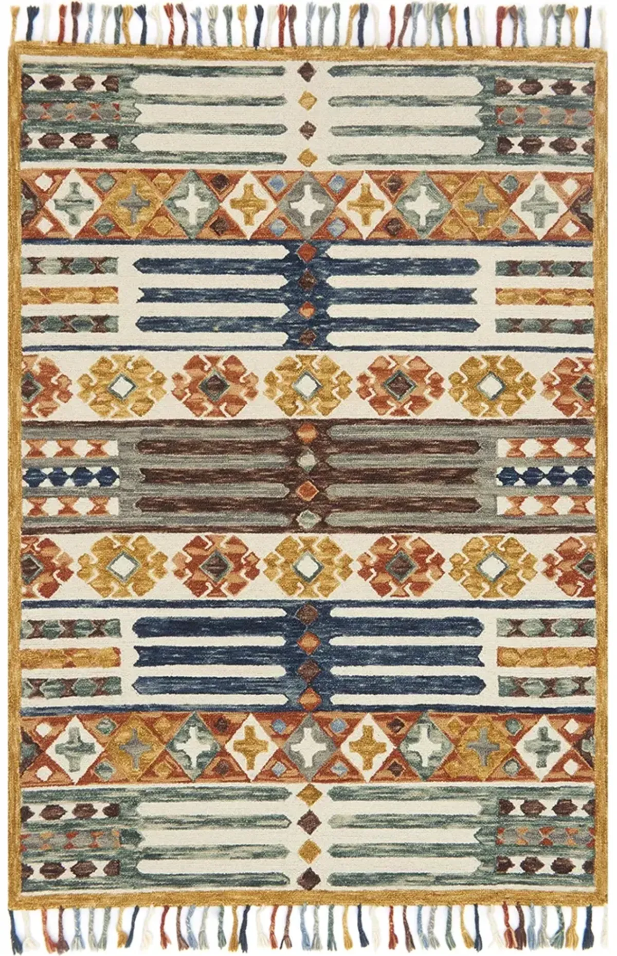 Zharah ZR08 Santa Fe Spice 7'9" x 9'9" Rug